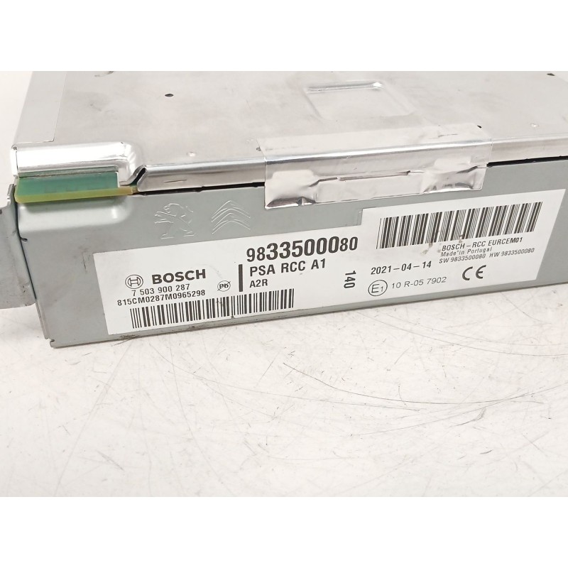 Recambio de sistema audio / radio cd para opel corsa f (p2jo) 1.5 (68) referencia OEM IAM 9833500080 7503900287 