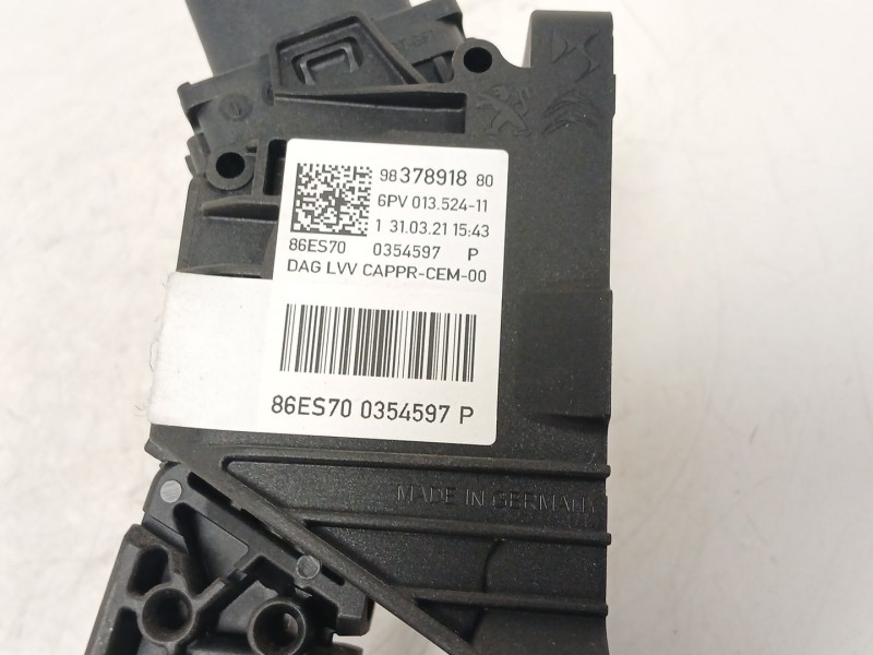 Recambio de pedal acelerador para opel corsa f (p2jo) 1.5 (68) referencia OEM IAM 9837891880  