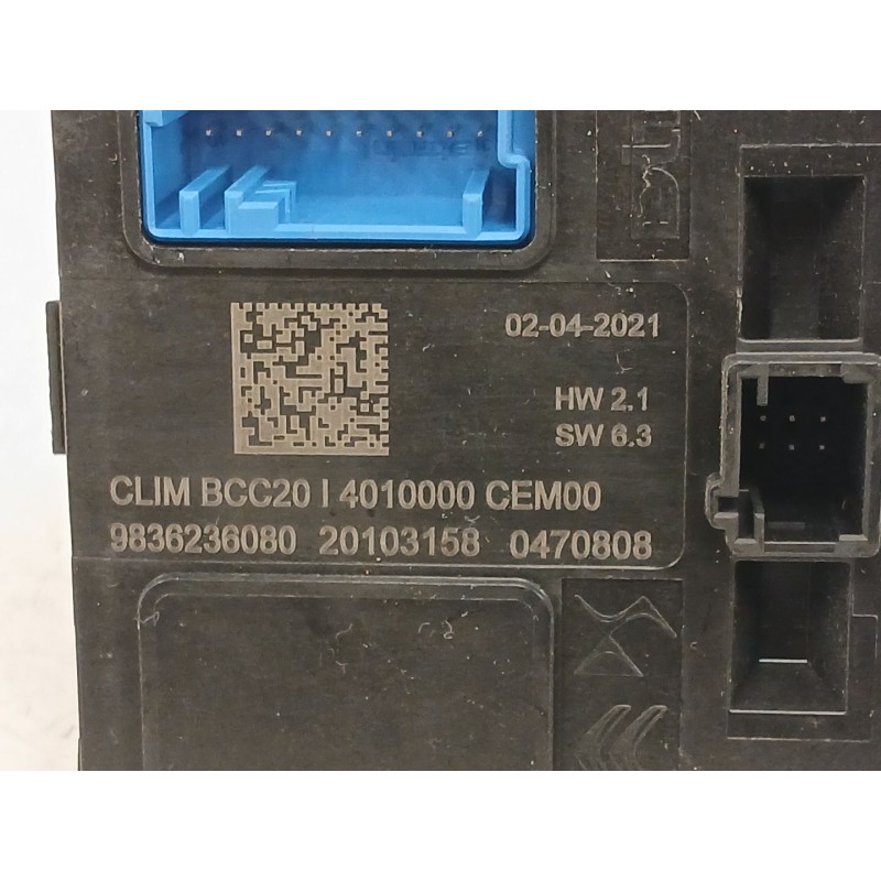 Recambio de modulo electronico para opel corsa f (p2jo) 1.5 (68) referencia OEM IAM 9836236080 20103158 0470808