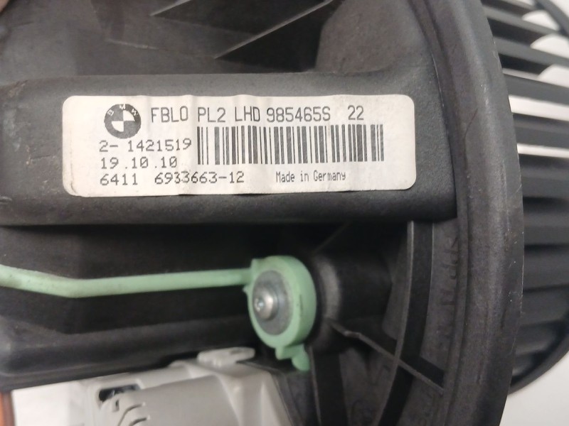 Recambio de motor calefaccion para bmw 3 (e90) 318 d referencia OEM IAM 985465S 693366312 