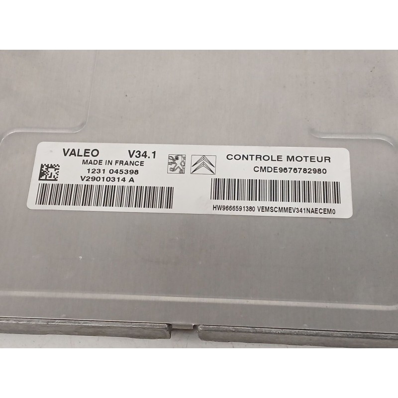 Recambio de centralita motor uce para citroën c3 ii (sc_) 1.4 referencia OEM IAM 1231045398 V29010314A 9676782980