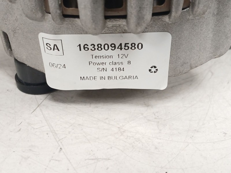 Recambio de alternador para citroën c3 ii (sc_) 1.4 referencia OEM IAM 1638094580  