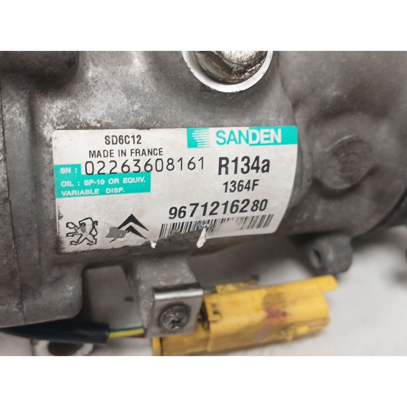 Recambio de compresor aire acondicionado para citroën c3 ii (sc_) 1.4 referencia OEM IAM 9671216280  1364F