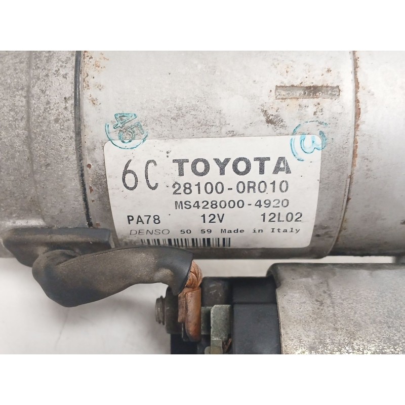 Recambio de motor arranque para toyota avensis sedán (_t27_) 2.0 d-4d (adt270_) referencia OEM IAM   