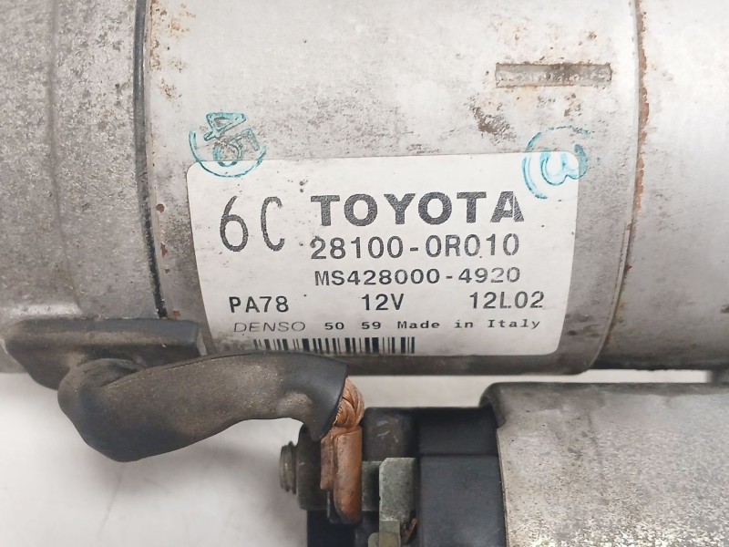 Recambio de motor arranque para toyota avensis sedán (_t27_) 2.0 d-4d (adt270_) referencia OEM IAM   