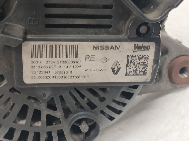 Recambio de alternador para renault captur ii (hf_) tce 155 (hfmn) referencia OEM IAM 231005300R TG12S341 