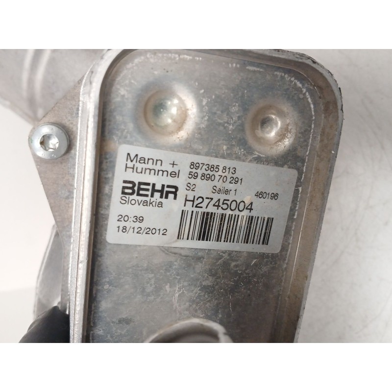 Recambio de enfriador aceite motor para opel astra j (p10) 1.7 cdti (68) referencia OEM IAM   