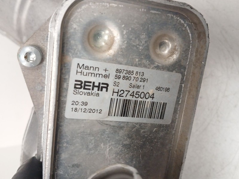 Recambio de enfriador aceite motor para opel astra j (p10) 1.7 cdti (68) referencia OEM IAM   