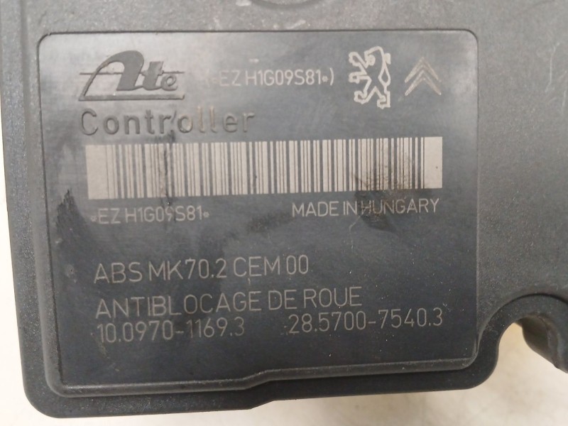 Recambio de abs para citroën c3 ii (sc_) 1.4 referencia OEM IAM 9675099980 2857007503 