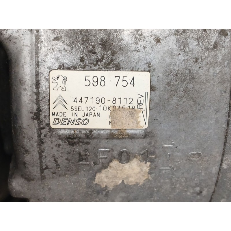 Recambio de compresor aire acondicionado para peugeot 308 i (4a_, 4c_) 1.6 16v referencia OEM IAM 4471908112 598754 