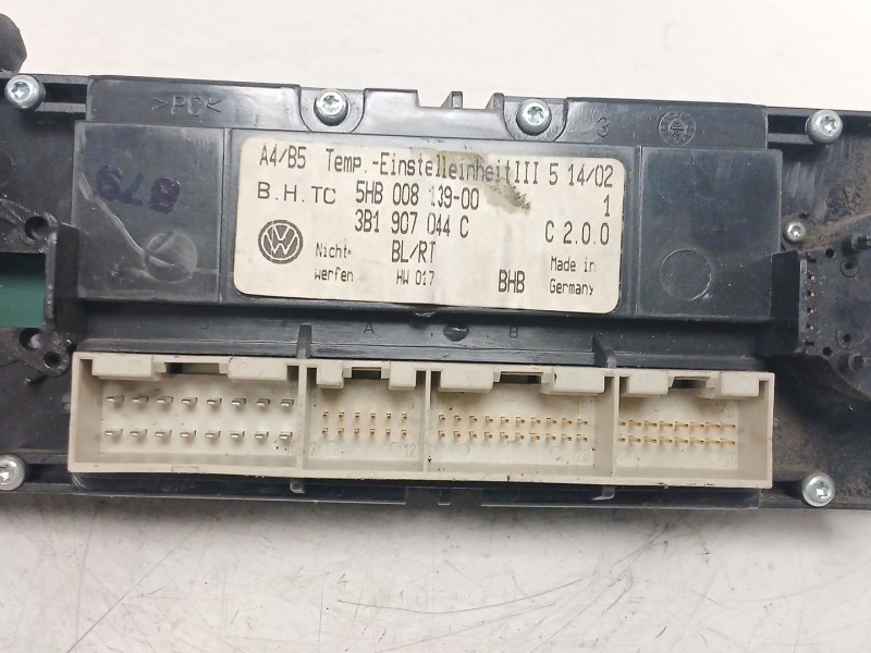 Recambio de mando climatizador para volkswagen golf iv berlina (1j1) 1.9 tdi referencia OEM IAM 1B1907044C  5HB008139