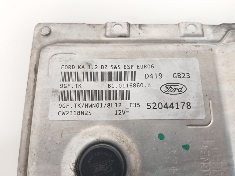 Recambio de centralita motor uce para ford ka (ru8) 1.2 referencia OEM IAM 52044178  