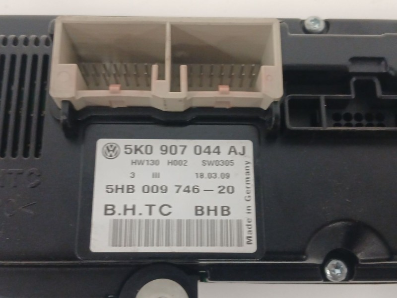 Recambio de mando climatizador para volkswagen golf vi (5k1) 2.0 tdi referencia OEM IAM   
