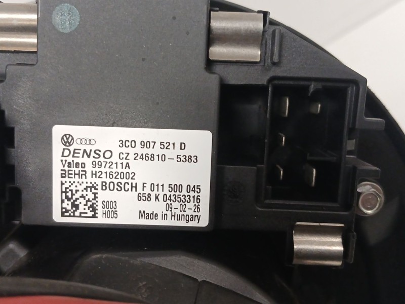 Recambio de motor calefaccion para volkswagen golf vi (5k1) 2.0 tdi referencia OEM IAM 1K1820015F 3C0907521D 