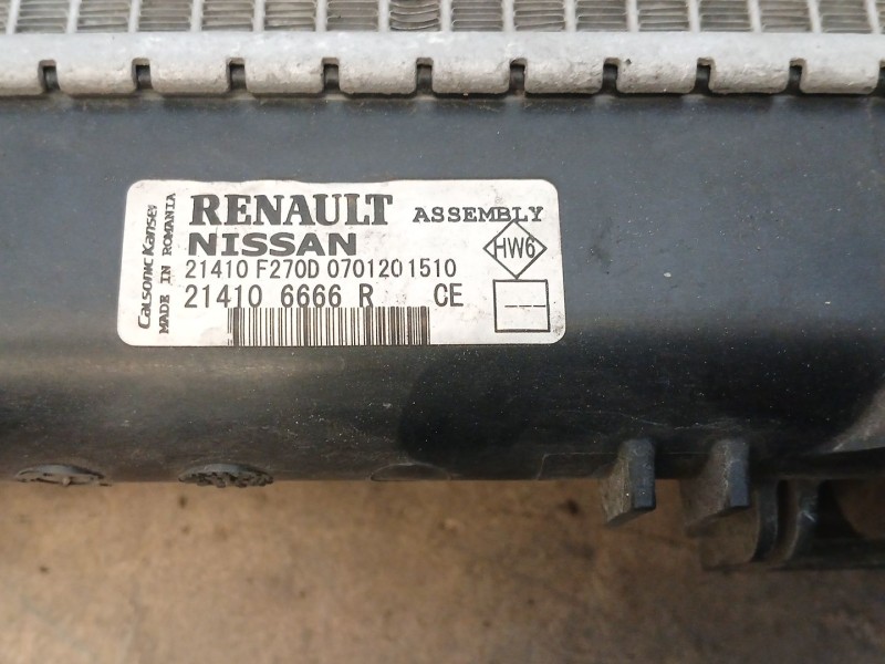 Recambio de radiador agua para renault captur ii (hf_) tce 155 (hfmn) referencia OEM IAM 21410F270D 214106666R 
