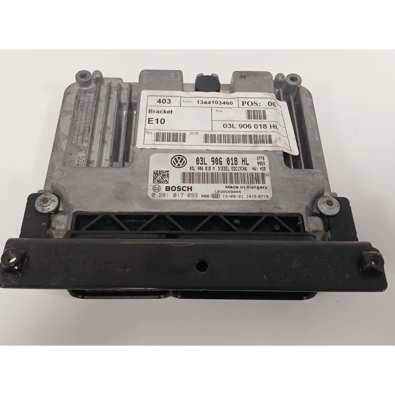 Recambio de centralita motor uce para seat alhambra (710, 711) 2.0 tdi referencia OEM IAM 03L906018HL 0281017093 EDC17C46