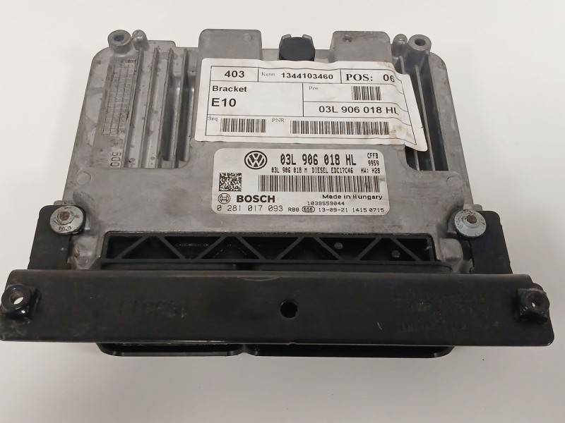 Recambio de centralita motor uce para seat alhambra (710, 711) 2.0 tdi referencia OEM IAM 03L906018HL 0281017093 EDC17C46