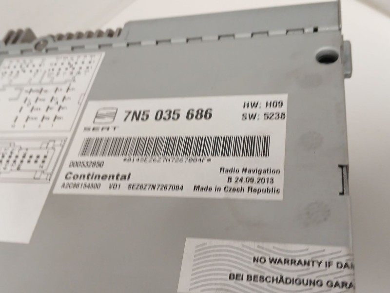 Recambio de sistema navegacion gps para seat alhambra (710, 711) 2.0 tdi referencia OEM IAM 7N5035686  