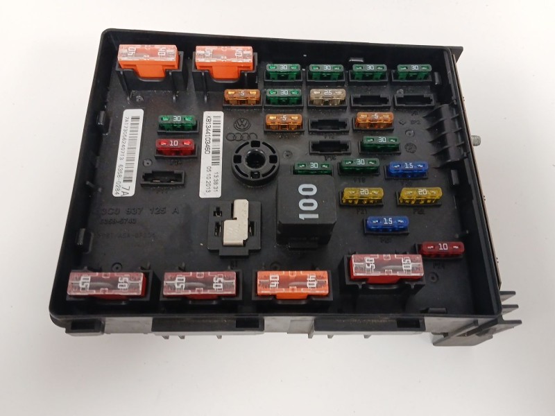 Recambio de caja reles / fusibles para seat alhambra (710, 711) 2.0 tdi referencia OEM IAM 3C0937125A  