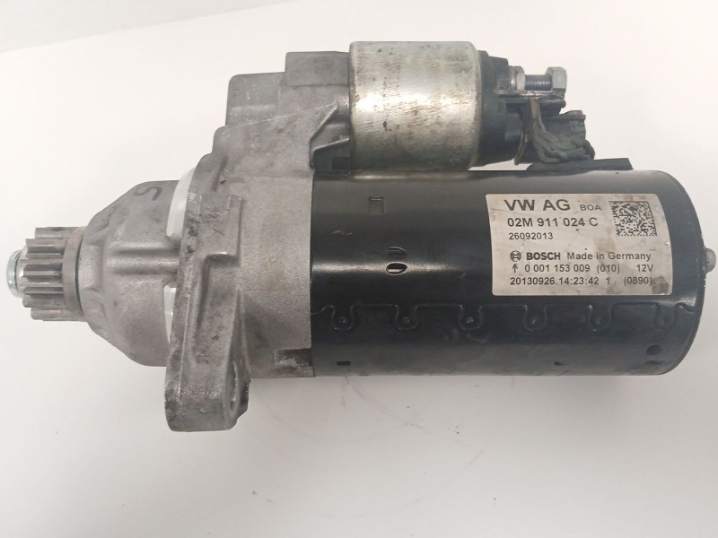 Recambio de motor arranque para seat alhambra (710, 711) 2.0 tdi referencia OEM IAM 02M911024C 0001153009 