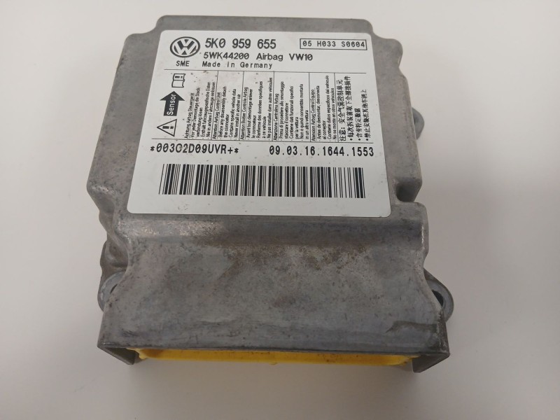 Recambio de kit airbag para volkswagen golf vi (5k1) 2.0 tdi referencia OEM IAM 5K0959655 1K0880204L 5K1880841A