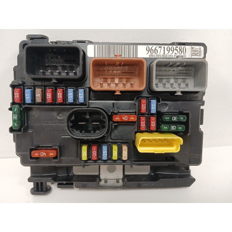 Recambio de caja reles / fusibles para peugeot 207/207+ (wa_, wc_) 1.4 16v referencia OEM IAM R05 9667199580 