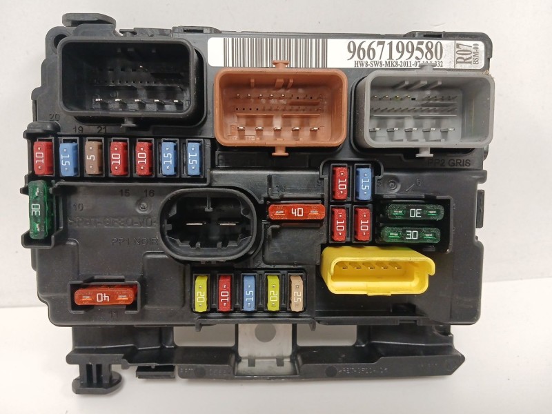 Recambio de caja reles / fusibles para peugeot 207/207+ (wa_, wc_) 1.4 16v referencia OEM IAM R05 9667199580 