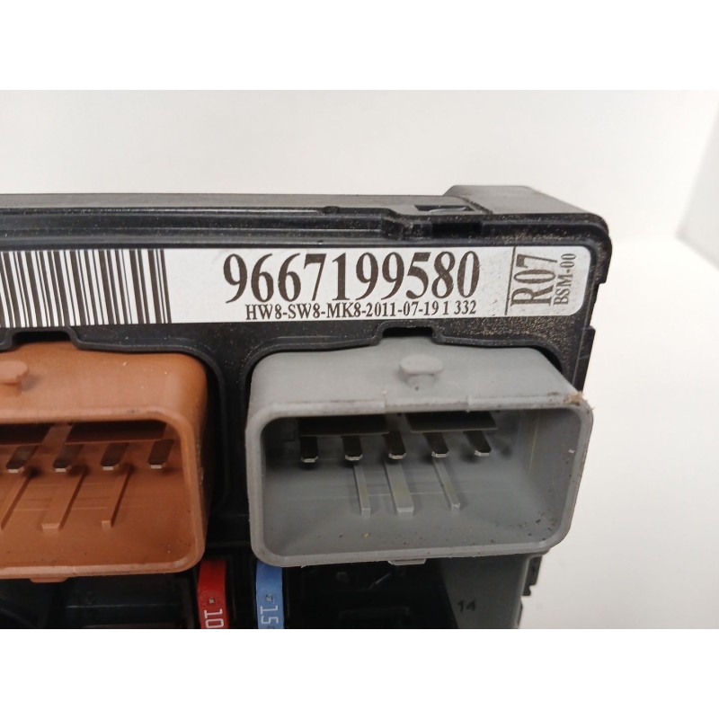 Recambio de caja reles / fusibles para peugeot 207/207+ (wa_, wc_) 1.4 16v referencia OEM IAM R05 9667199580 