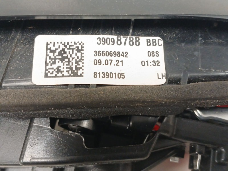 Recambio de piloto trasero izquierdo interior para opel astra k (b16) 1.2 turbo (68) referencia OEM IAM 39098788 366069842 81390