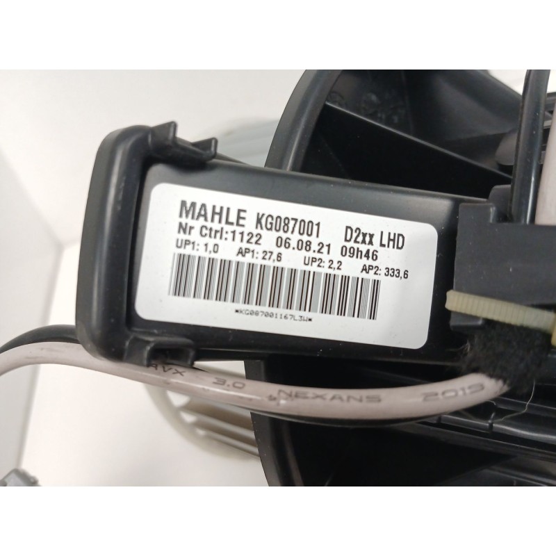 Recambio de motor calefaccion para opel astra k (b16) 1.2 turbo (68) referencia OEM IAM KG087001 BZ80202 