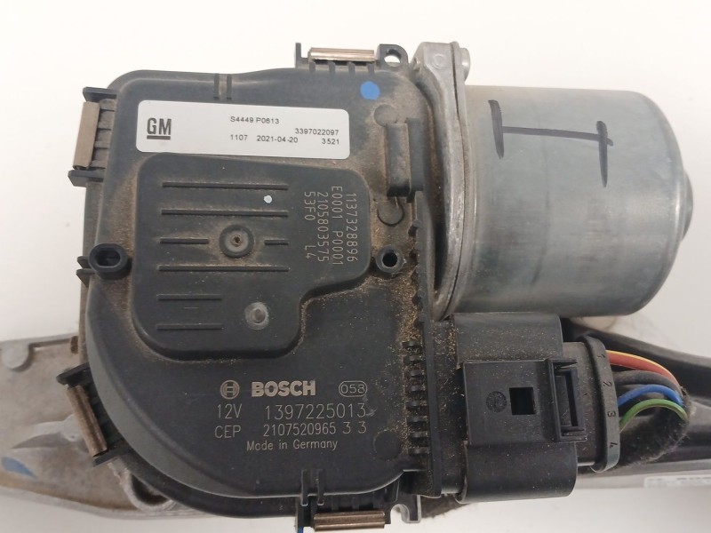 Recambio de motor limpia delantero para opel astra k (b16) 1.2 turbo (68) referencia OEM IAM   