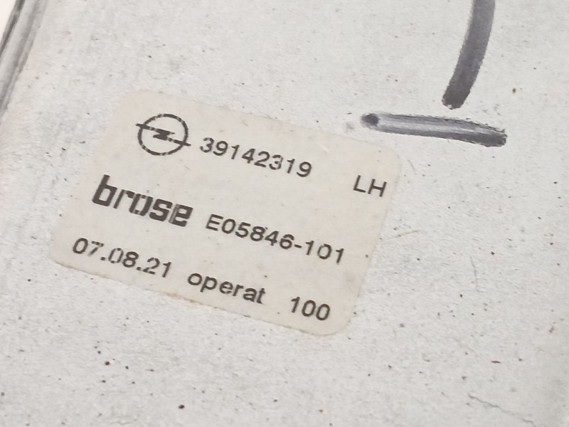 Recambio de elevalunas trasero izquierdo para opel astra k (b16) 1.2 turbo (68) referencia OEM IAM 39142319  