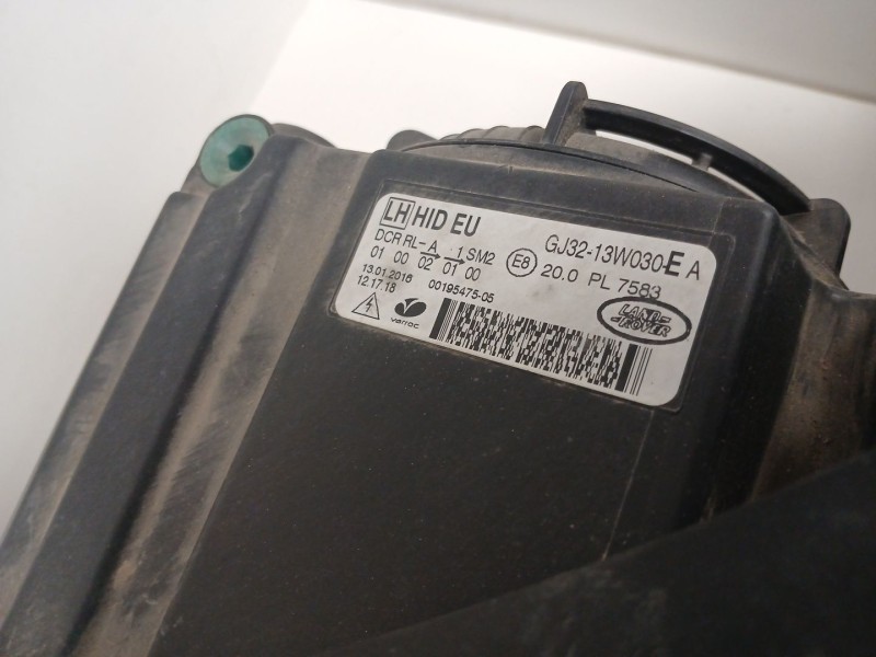Recambio de faro izquierdo para land rover range rover evoque (l538) 2.0 d referencia OEM IAM   