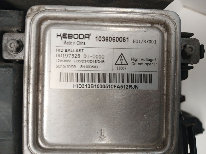 Recambio de faro izquierdo para land rover range rover evoque (l538) 2.0 d referencia OEM IAM   