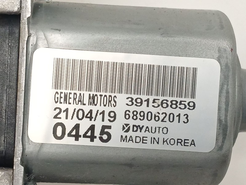 Recambio de motor limpia trasero para opel astra k (b16) 1.2 turbo (68) referencia OEM IAM 39156859 689062013 