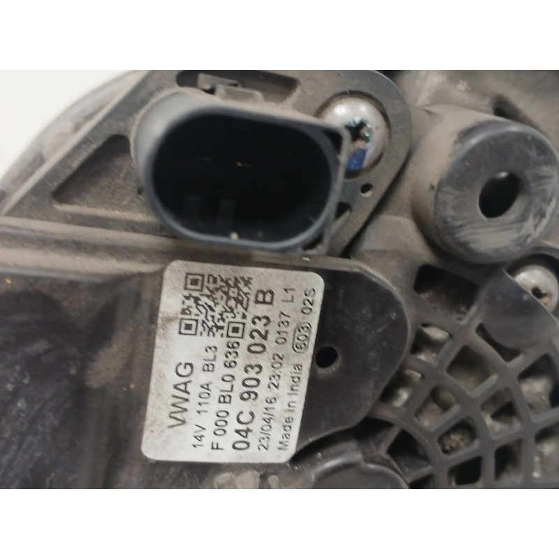 Recambio de alternador para volkswagen up! (121, 122, bl1, bl2, bl3, 123) 1.0 referencia OEM IAM 04C903023B  