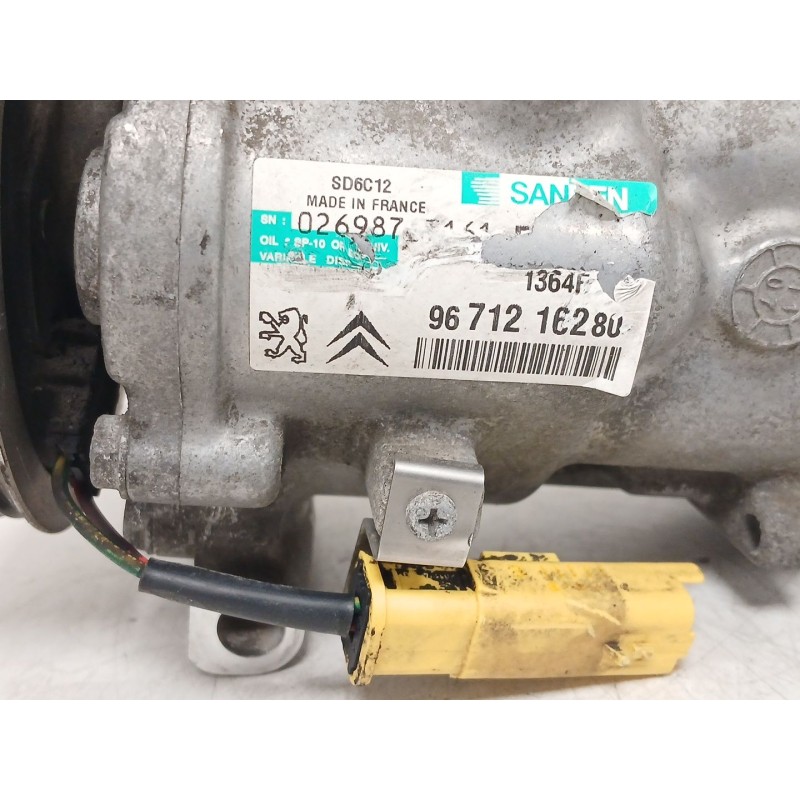 Recambio de compresor aire acondicionado para peugeot 207/207+ (wa_, wc_) 1.4 16v referencia OEM IAM 9671216280  