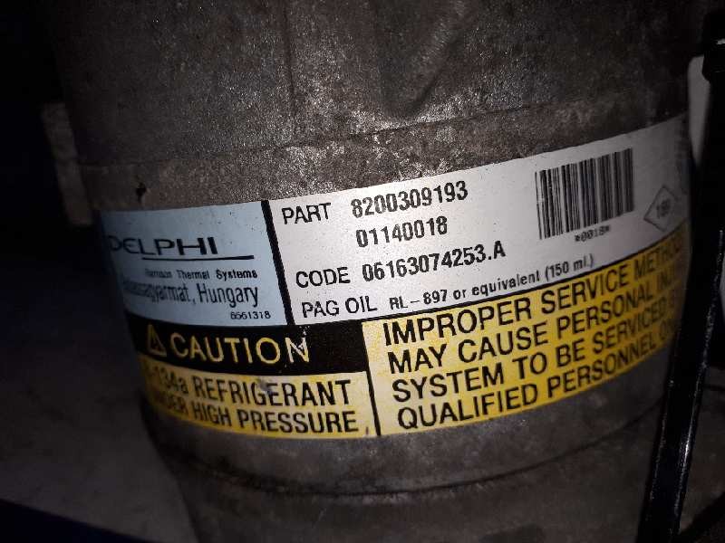 Recambio de compresor aire acondicionado para nissan primera berlina (p12) acenta referencia OEM IAM 8200309193 01140018 0018