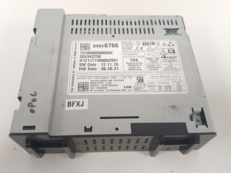 Recambio de modulo electronico para opel astra k (b16) 1.2 turbo (68) referencia OEM IAM 84846766  