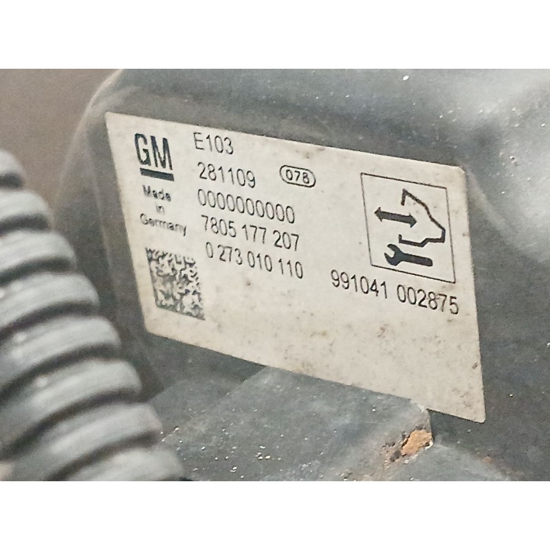 Recambio de cremallera direccion para opel astra j (p10) 1.7 cdti (68) referencia OEM IAM 7805177207 7805501451 0273010110