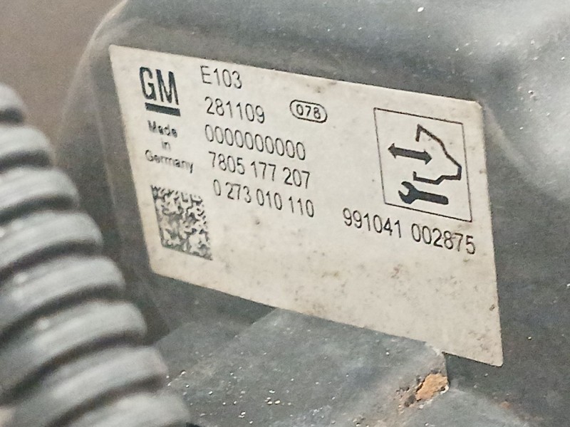 Recambio de cremallera direccion para opel astra j (p10) 1.7 cdti (68) referencia OEM IAM 7805177207 7805501451 0273010110
