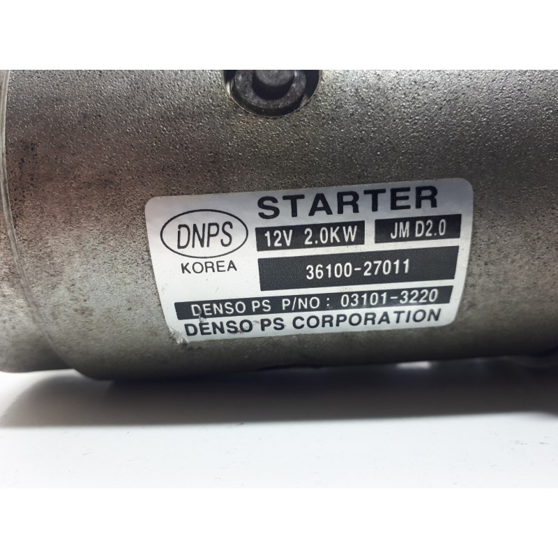 Recambio de motor arranque para hyundai santa fe (bm) 2.2 crdi classic (2wd) referencia OEM IAM 3610027001 031013220 