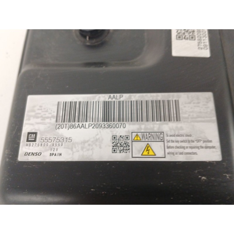 Recambio de centralita motor uce para opel astra j (p10) 1.7 cdti (68) referencia OEM IAM 55575315 MB275800 
