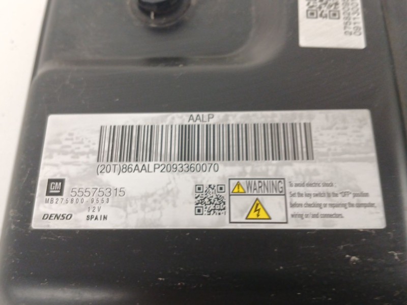 Recambio de centralita motor uce para opel astra j (p10) 1.7 cdti (68) referencia OEM IAM 55575315 MB275800 