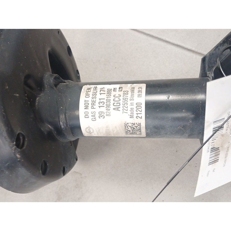 Recambio de amortiguador delantero izquierdo para opel astra k (b16) 1.2 turbo (68) referencia OEM IAM 39131175 722559783 