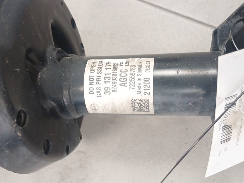 Recambio de amortiguador delantero izquierdo para opel astra k (b16) 1.2 turbo (68) referencia OEM IAM 39131175 722559783 