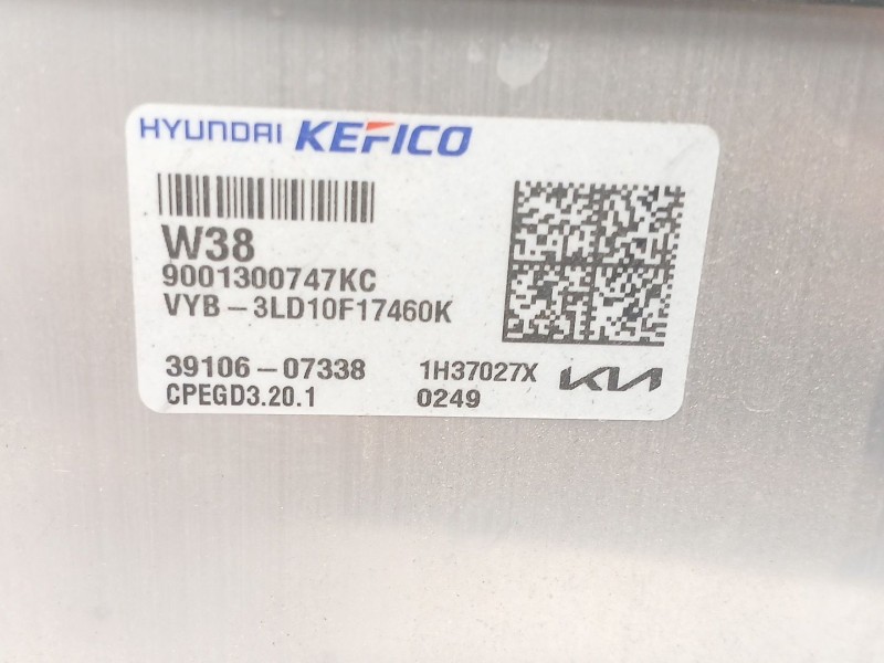Recambio de centralita motor uce para kia stonic (yb) 1.0 t-gdi referencia OEM IAM 9001300747KC 1H37027X 3910607338
