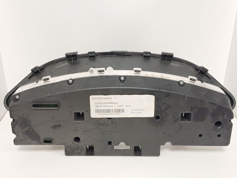 Recambio de cuadro instrumentos para toyota yaris live referencia OEM IAM 838000DG40 MB257450 