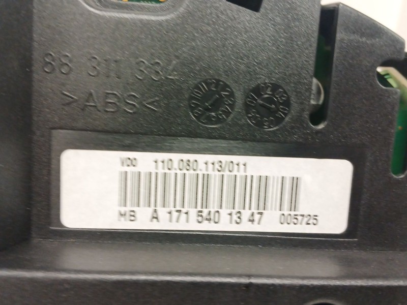 Recambio de cuadro instrumentos para mercedes-benz slk (r171) 200 kompressor (171.442) referencia OEM IAM A1715401347 A2C5208503