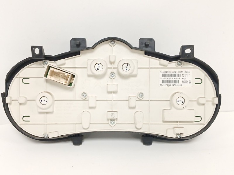 Recambio de cuadro instrumentos para peugeot 206+ básico referencia OEM IAM 9666636880 MMGZCMBT3CEM00 503001911702